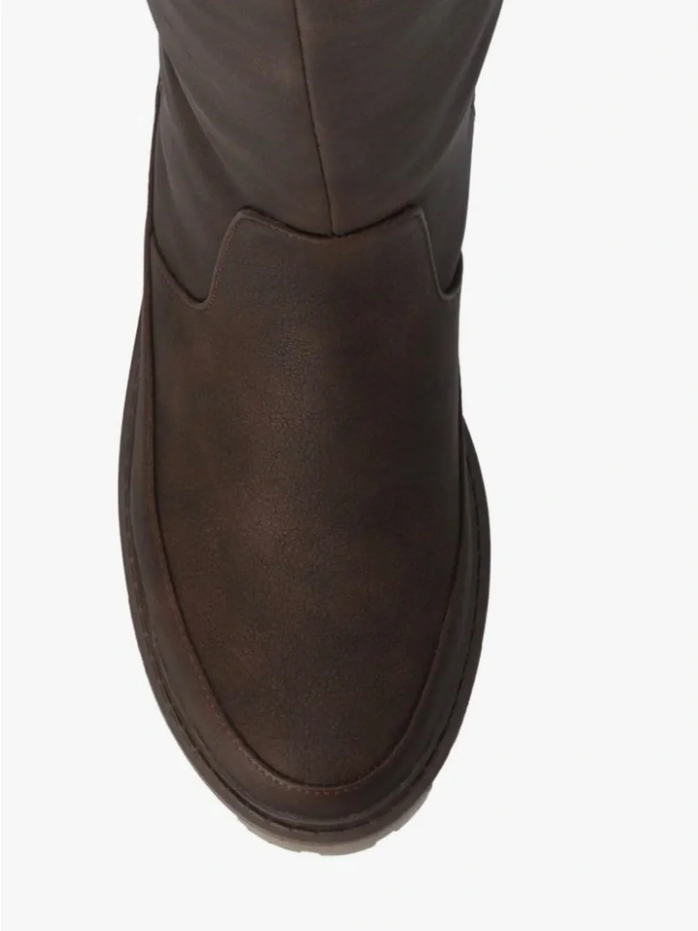 Zemmie Journee Collection Women's Tall Quilted Shaft Brown Riding Boots Size 6.5